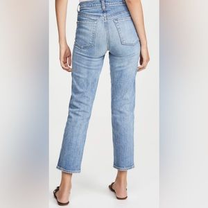 7 for all mankind High Waist crop straight leg jeans. Size 28